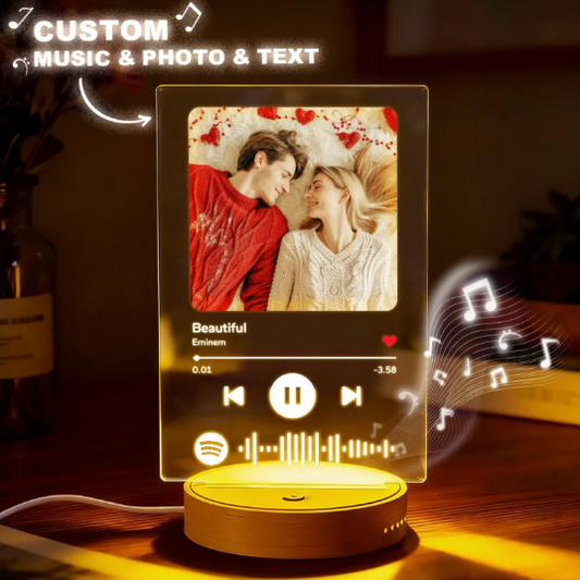 Custom Spotify Loved One Night Light